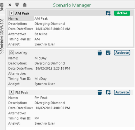 Example of Synchro Configuration