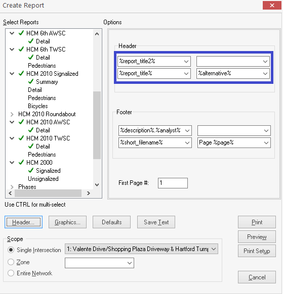 Example of Synchro Configuration